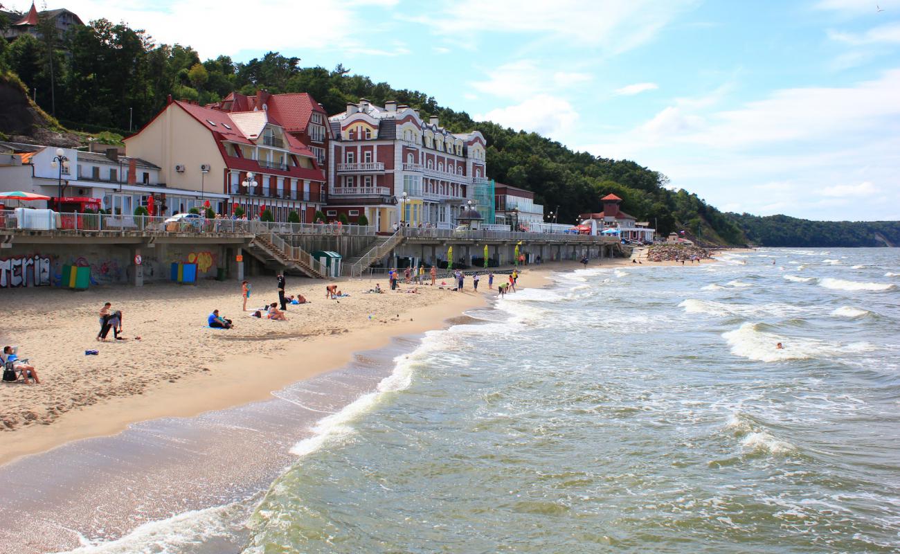 Foto af Svelogorskiy Beach med lys sand overflade