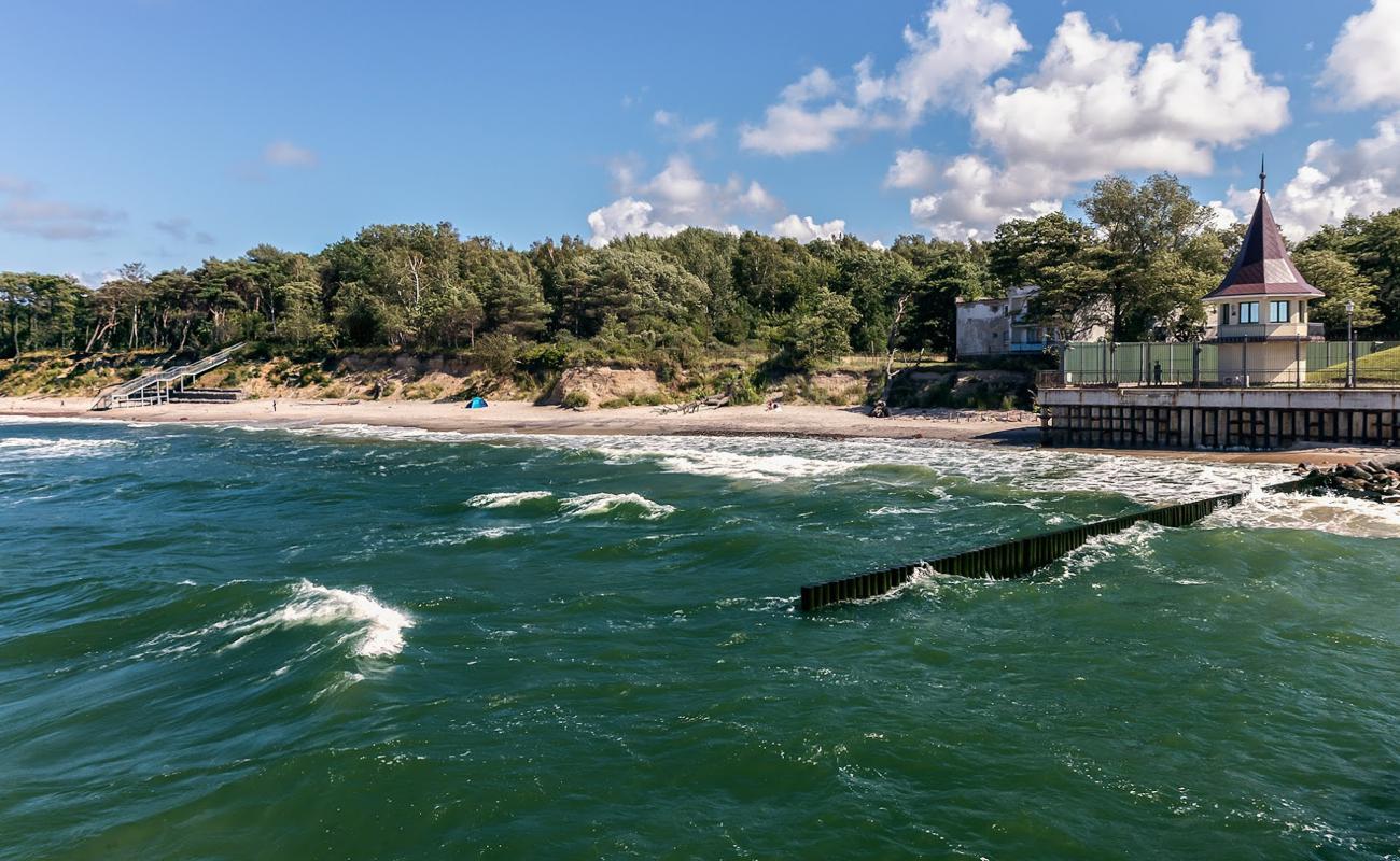 Foto af Zaostrov'ye Beach med lys sand overflade