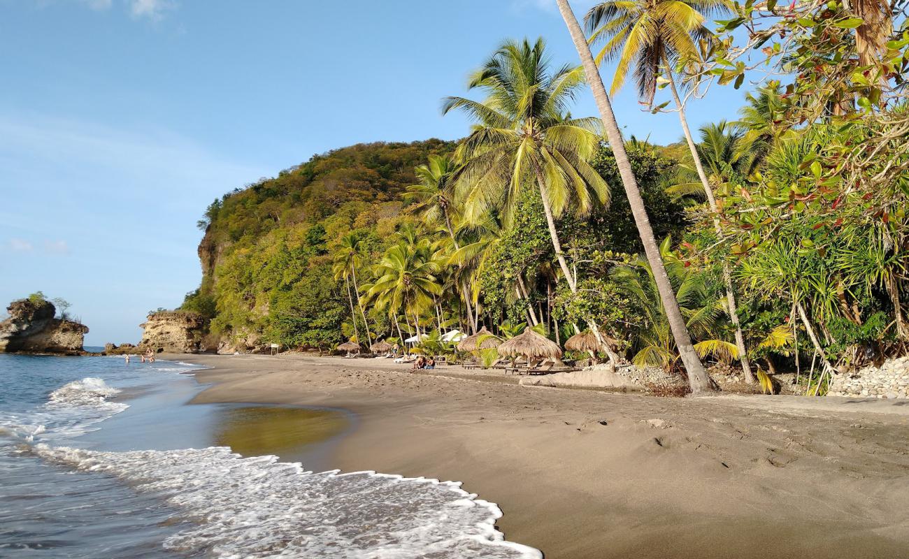 Foto af Anse Mamin beach med lys skaldesand overflade