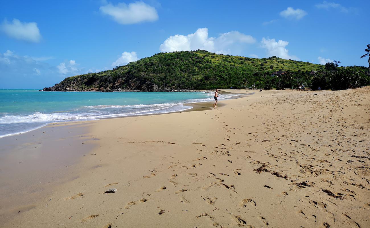 Foto af Plage de Happy Bay med lys sand overflade