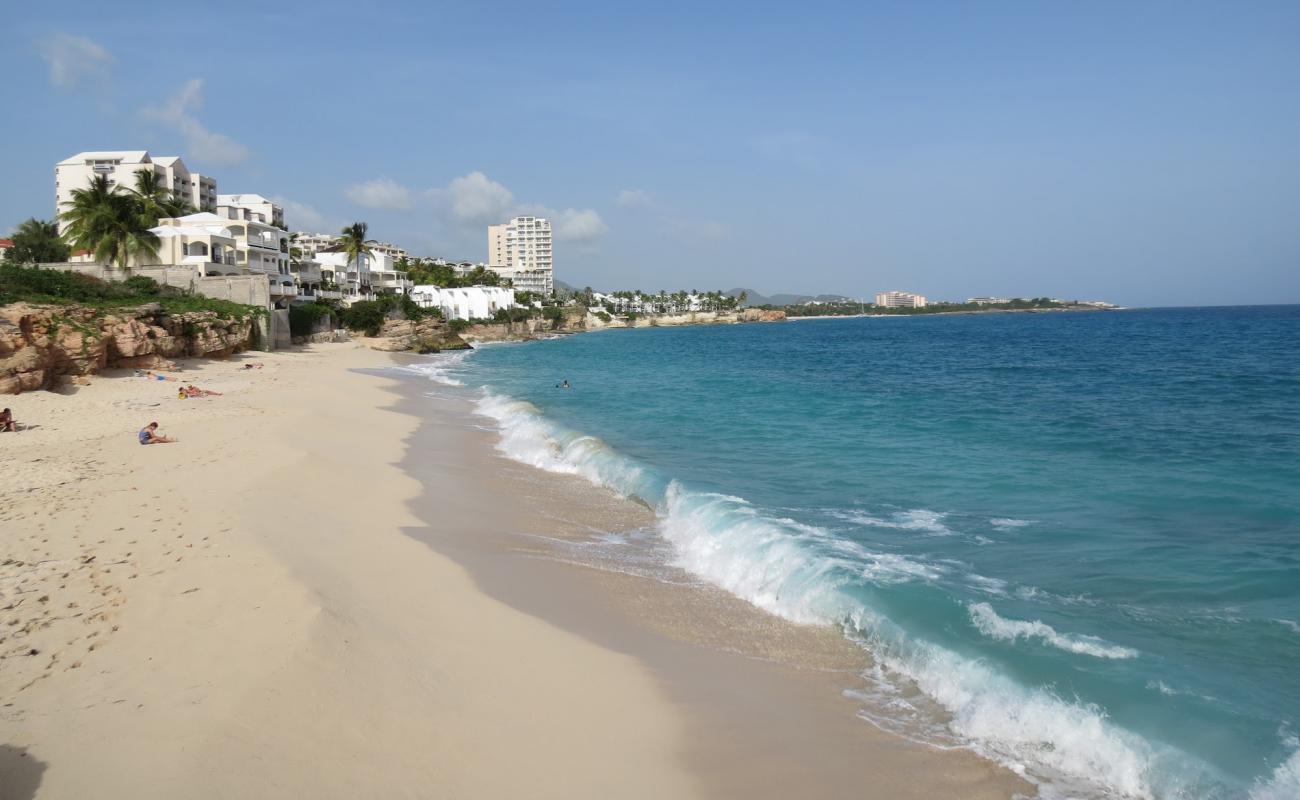 Foto af Cupecoy beach med lys fint sand overflade