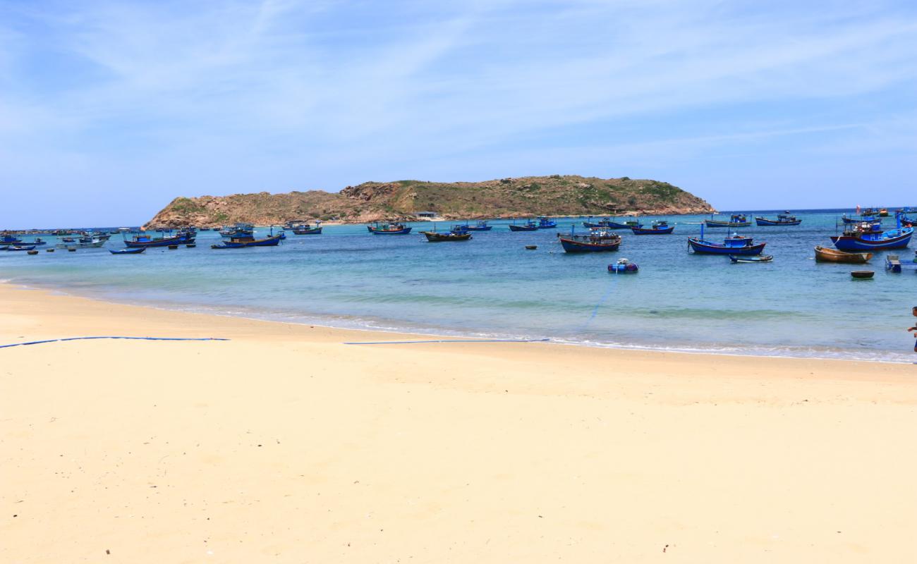 Foto af Nhon Hai Beach med lys sand overflade