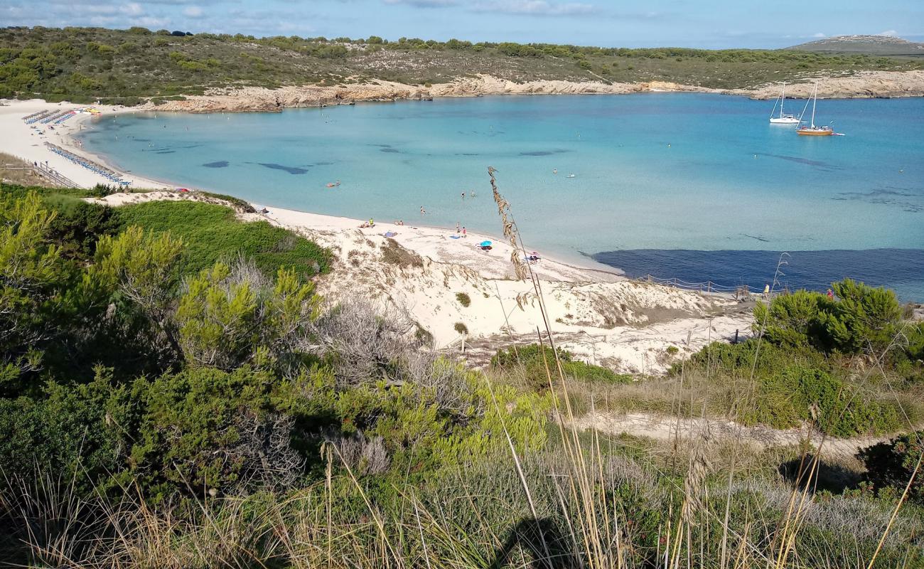 Foto af Arenal Son Saura Stranden med lys fint sand overflade