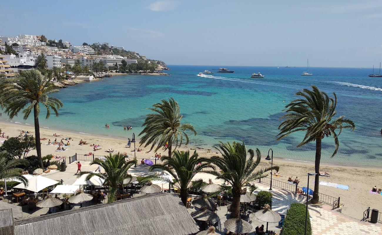 Foto af Platja de ses Figueretes med lys fint sand overflade