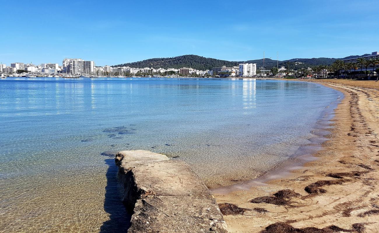 Foto af Punta des Molf med lys fint sand overflade