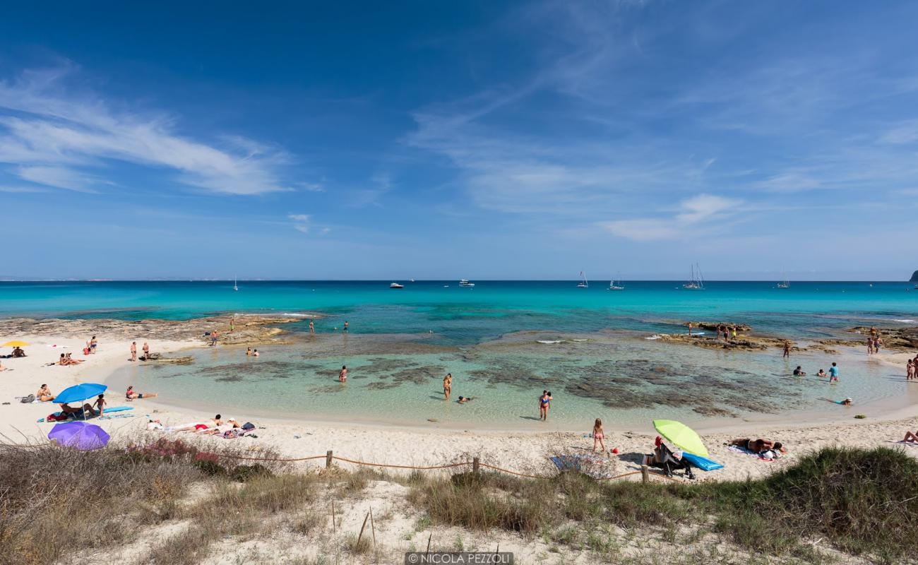 Foto af Ses Platjetes med hvidt fint sand overflade