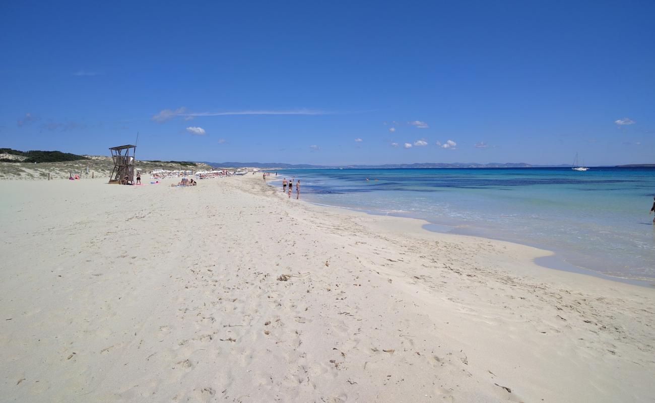 Foto af Platja de Llevant med hvidt fint sand overflade