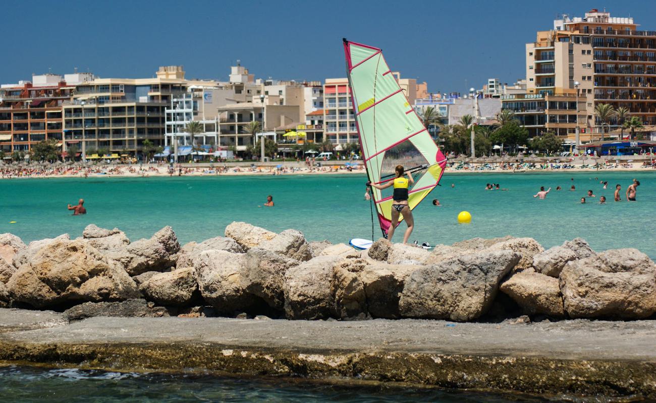 Foto af Playa S' Arenal II med lys fint sand overflade