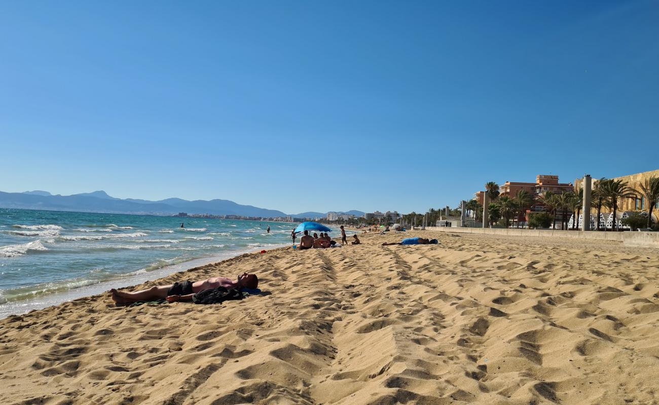 Foto af Playa de Palma med lys fint sand overflade