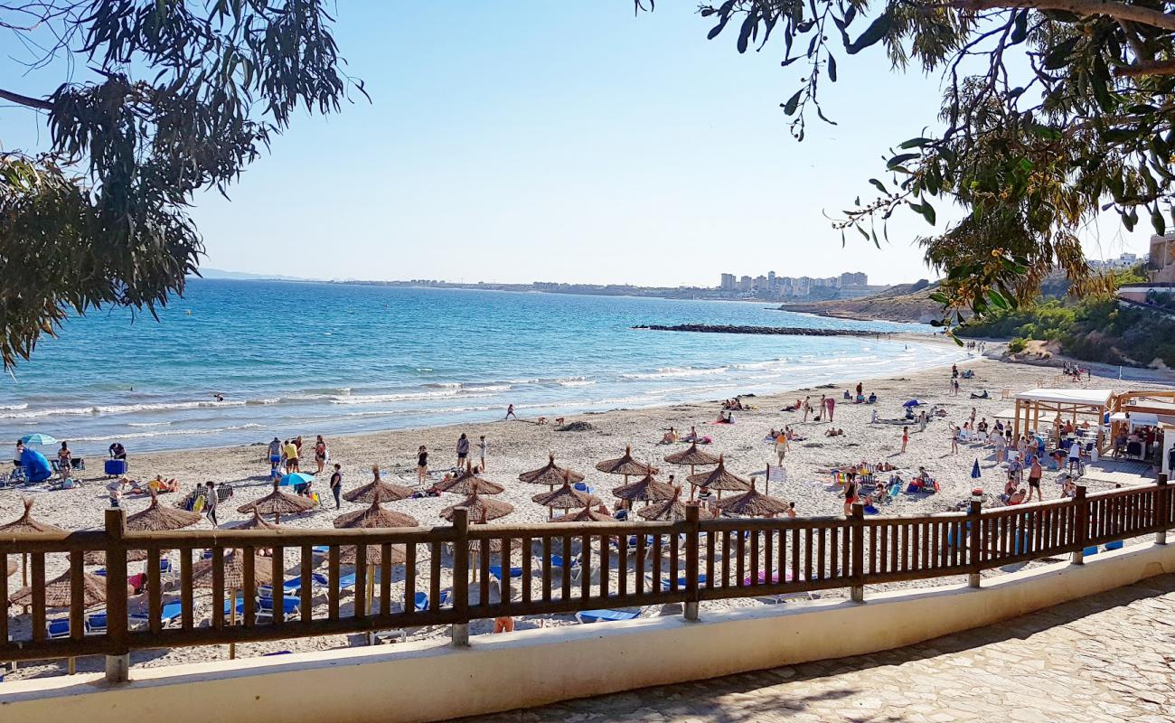 Foto af Platja la Caleta med brunt sand overflade