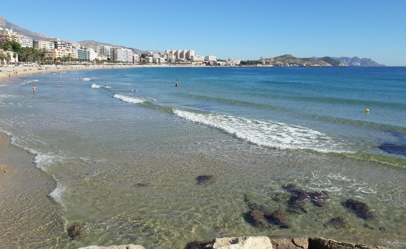 Foto af Villajoyosa Strand med brunt sand overflade