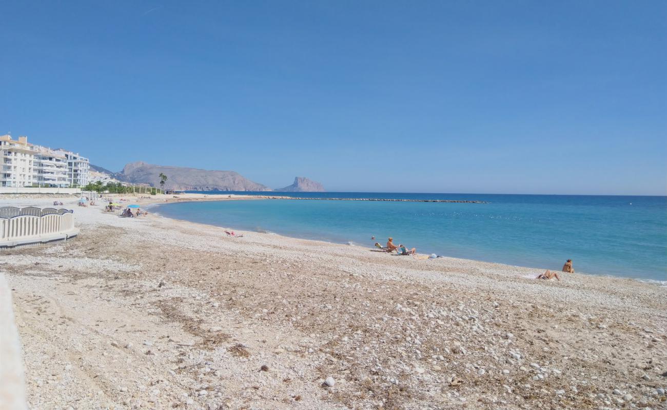 Foto af Platja de l'Espigo med let sten overflade