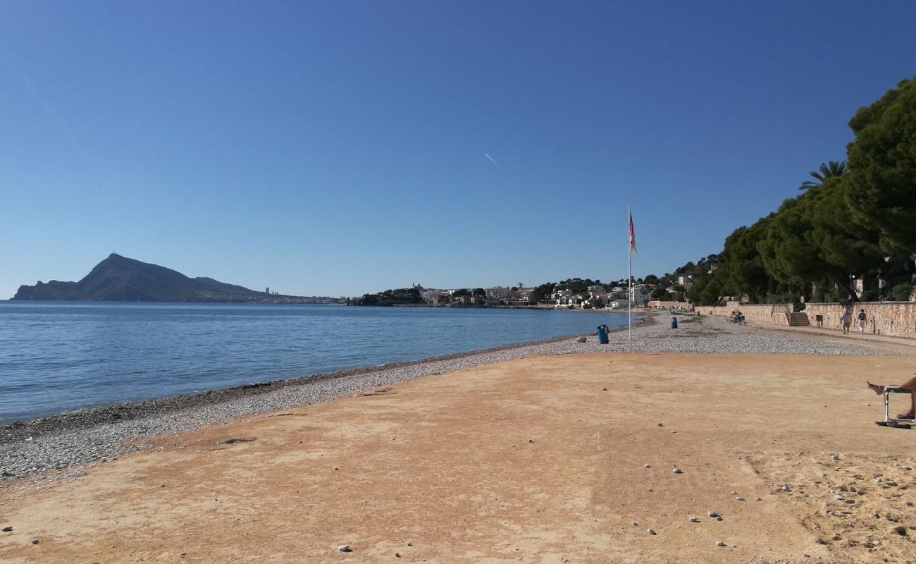 Foto af Platja de l'Olla 2 med lyst sand & sten overflade