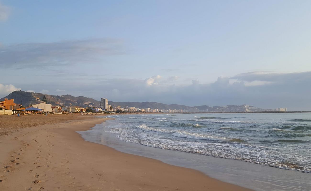 Foto af Platja Cullera med brunt sand overflade