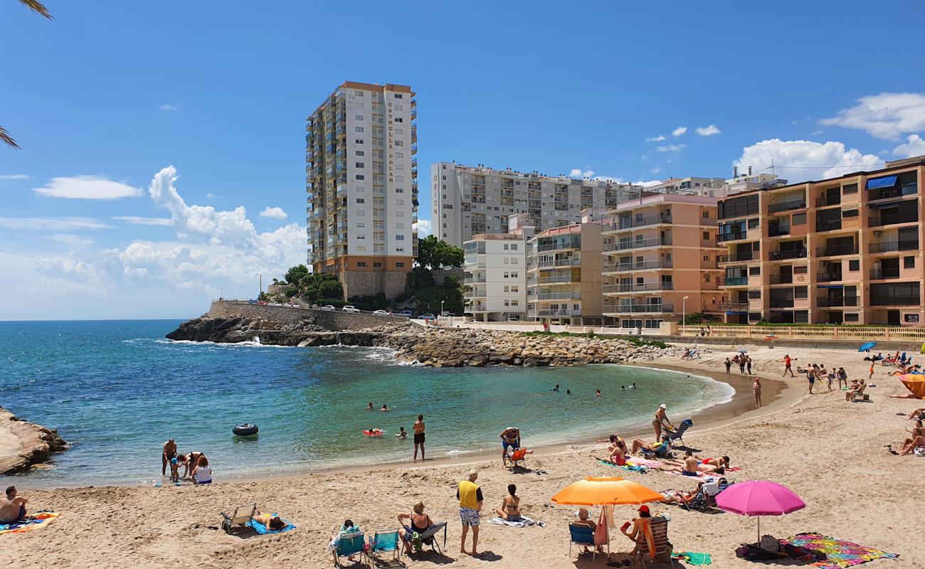 Foto af Playa Cullera med brunt sand overflade