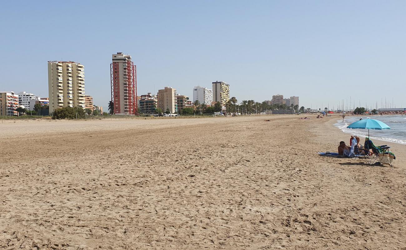 Foto af Platja de Massamagrell med brunt sand overflade