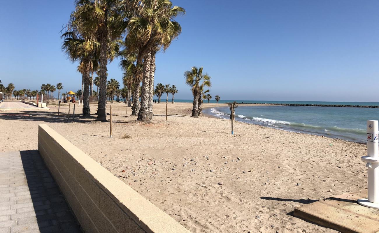 Foto af Platja dels Cirerers med lys sand overflade