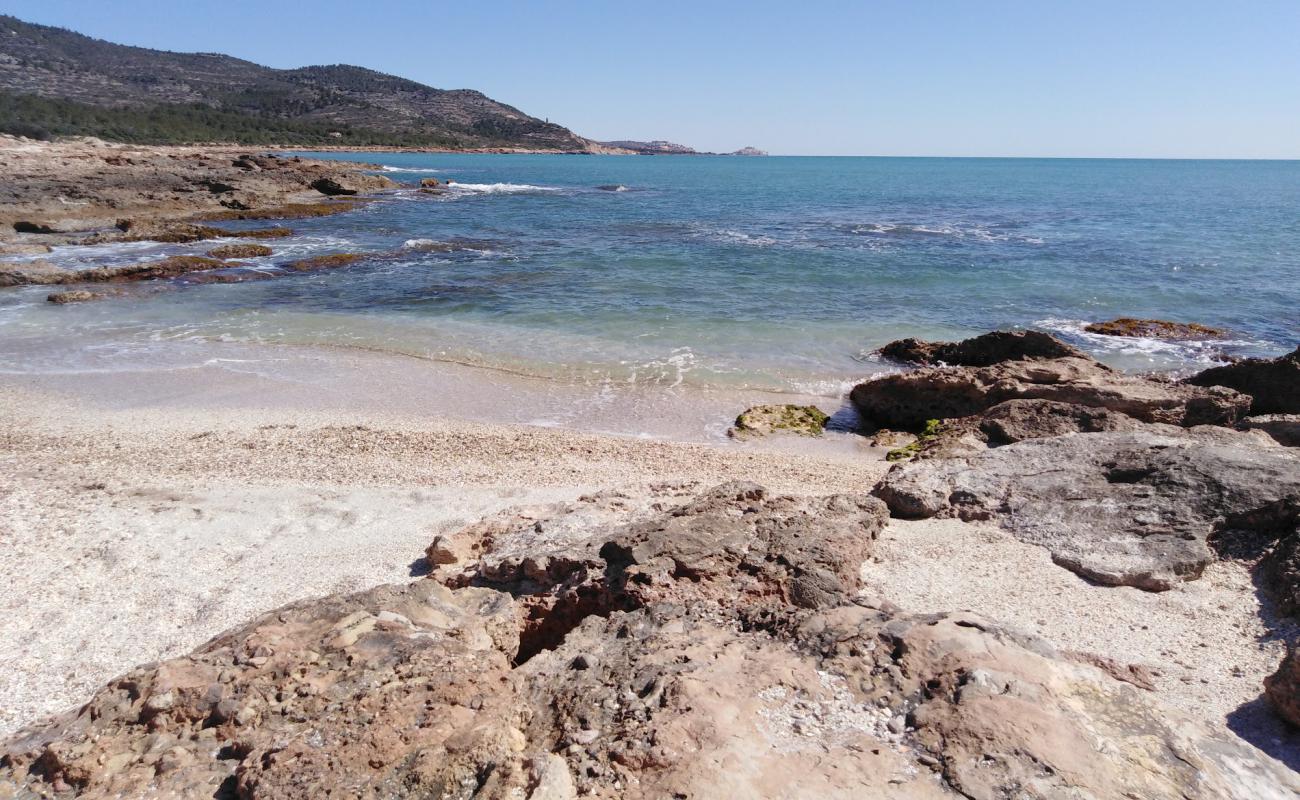 Foto af Platja del Pebret 2 med let sand og småsten overflade