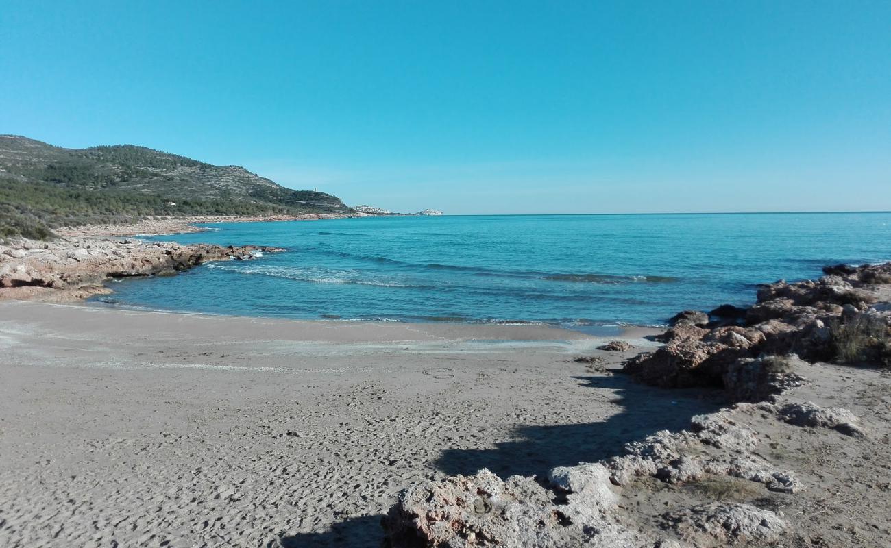 Foto af Platja del Pebret med brunt sand overflade