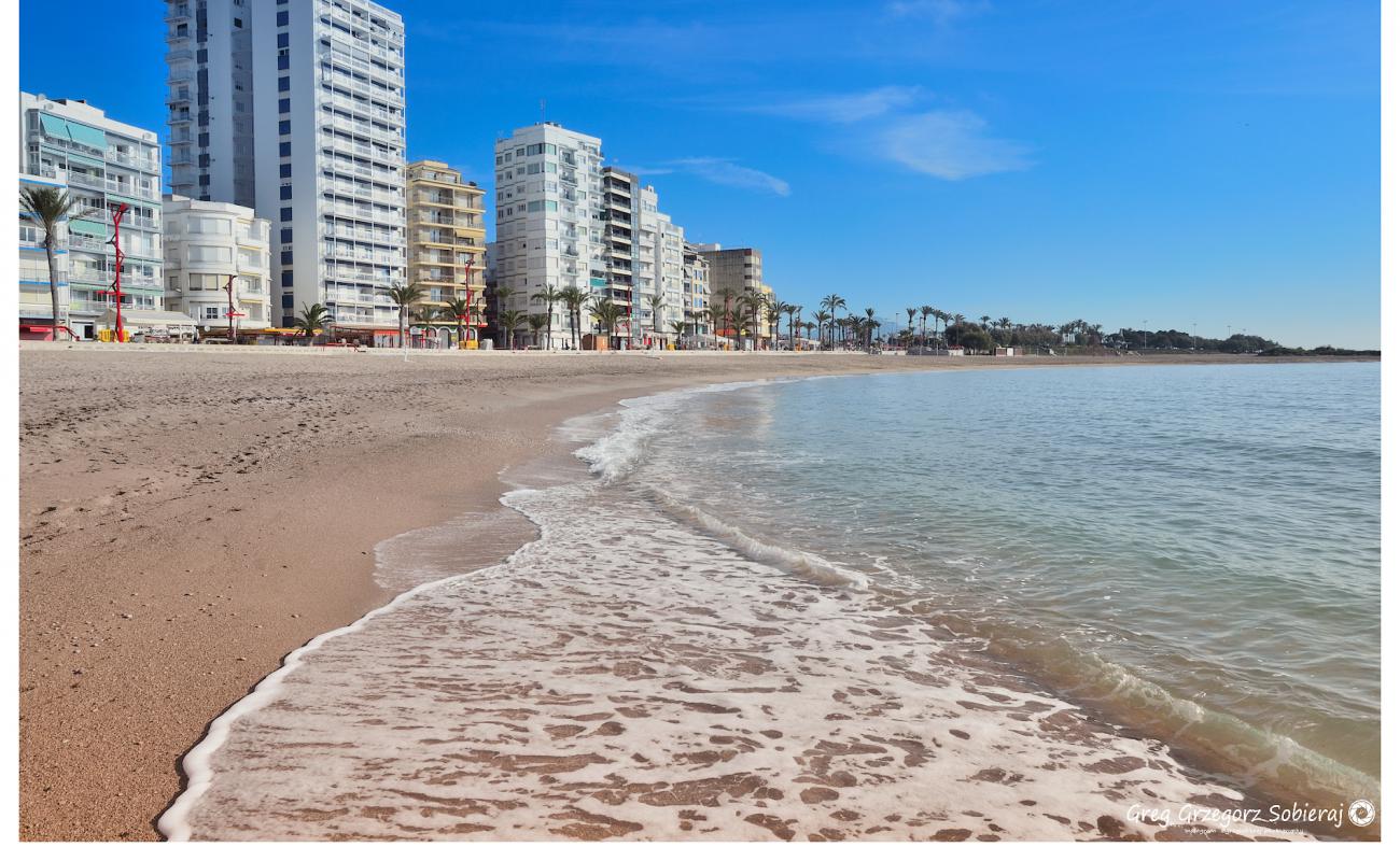 Foto af Platja del Forti med brunt sand overflade