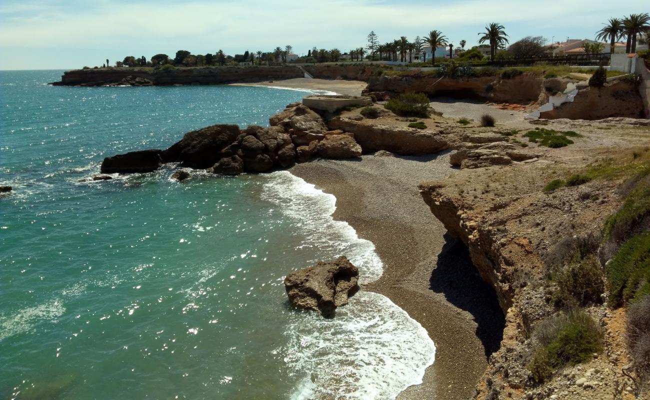 Foto af Platja del Triador II med grå fin sten overflade