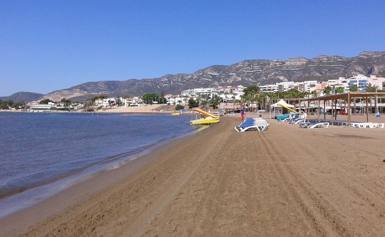 Foto af Platja El Garbi med brunt sand overflade