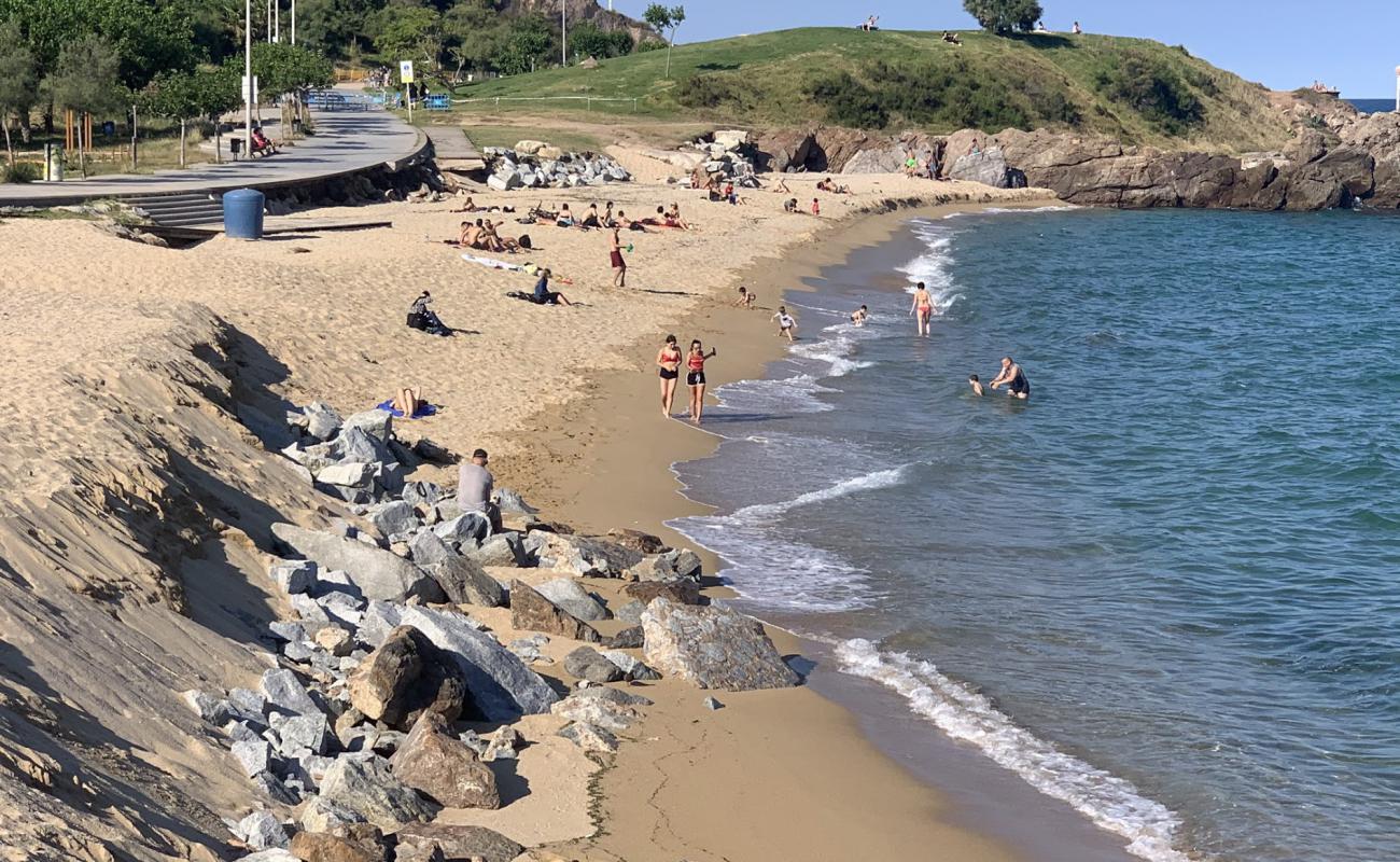 Foto af Platja de les Moreres med lys sand overflade