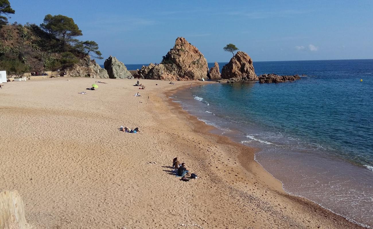 Foto af Mar Menuda Strand med lys skaldesand overflade