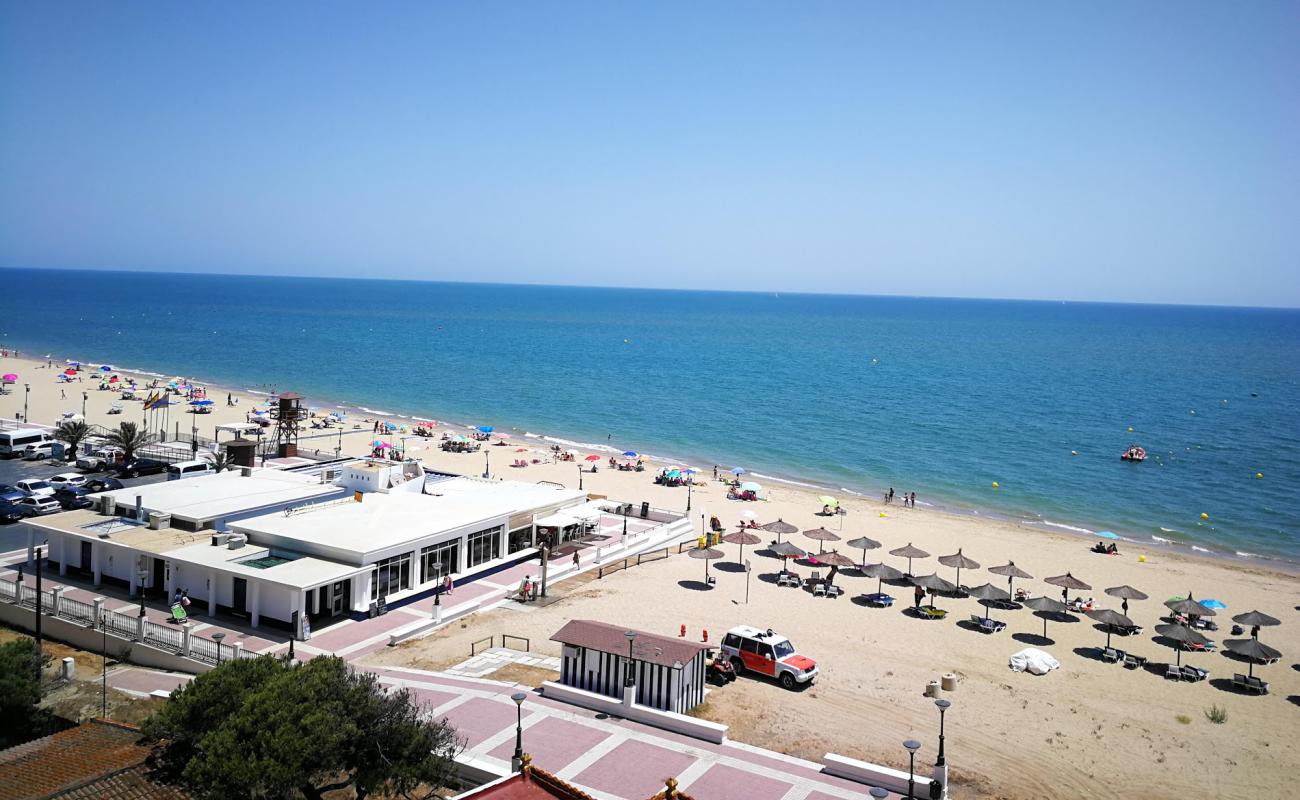 Foto af Playa de el Portil med lys sand overflade