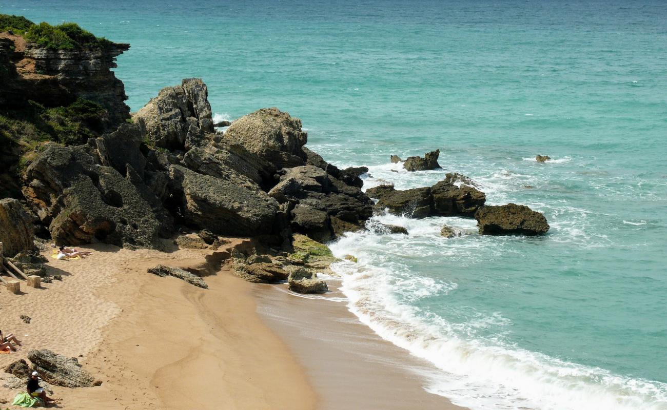 Foto af Cala el Frailecillo med lys sand overflade