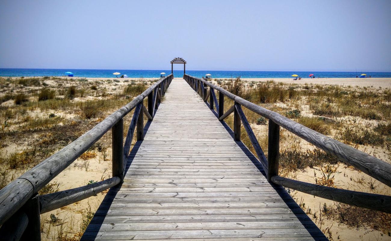 Foto af Playa Zahara med lys fint sand overflade