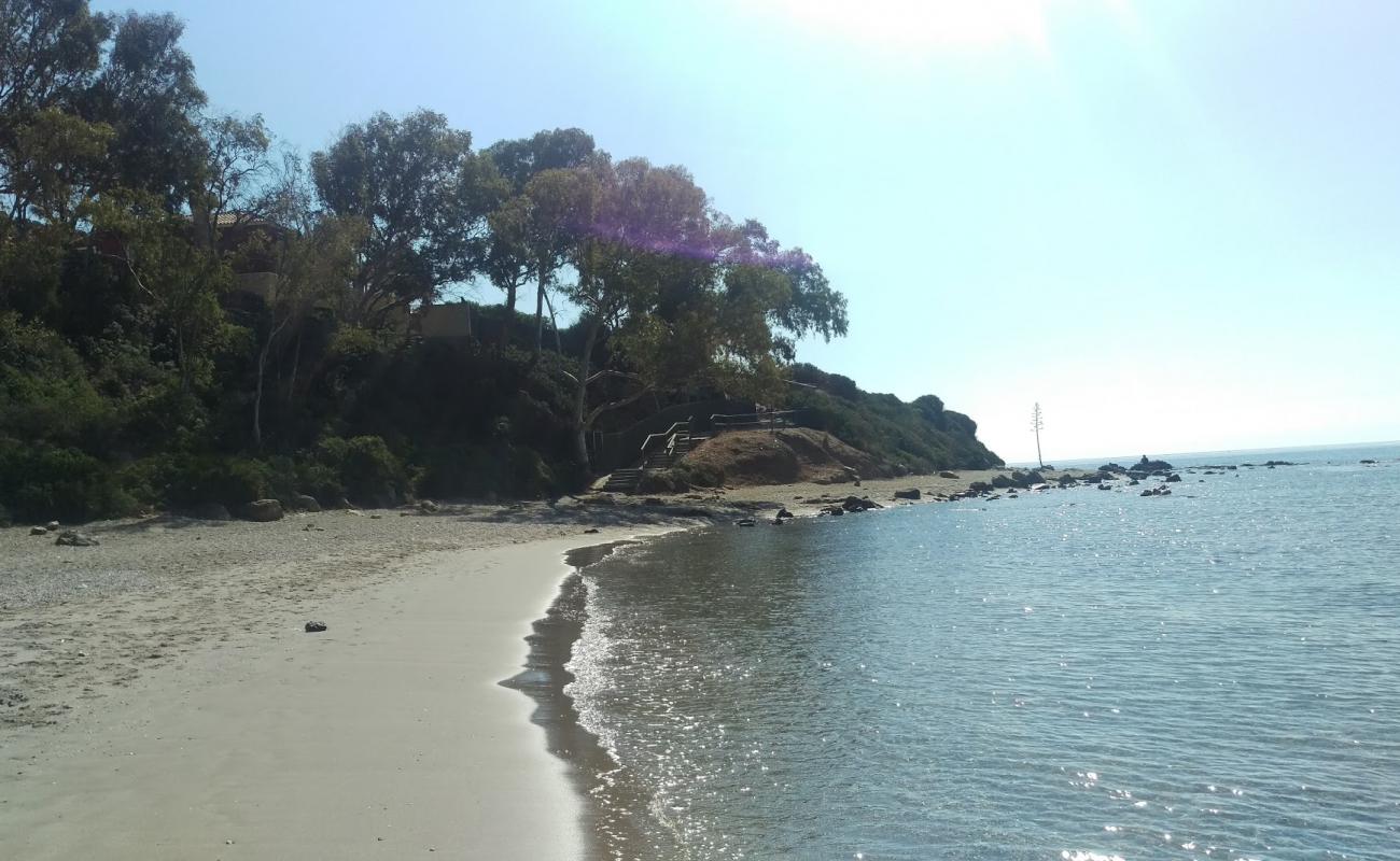 Foto af Playa Limite Cadiz, Malaga med grå sand overflade