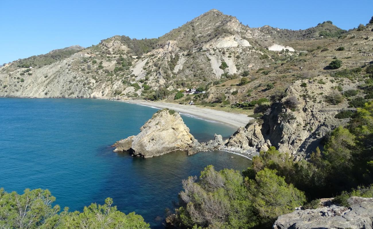 Foto af Cala del Canuelo med let fin sten overflade