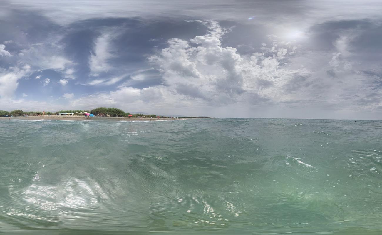 Foto af Playa Cabo Gilla med gråt skallesand overflade