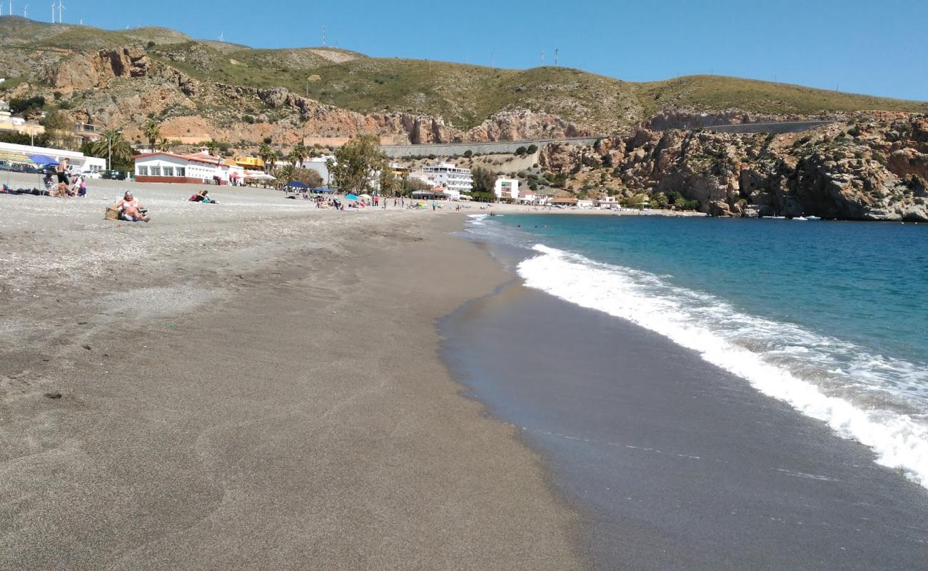 Foto af Guainos beach med let fin sten overflade