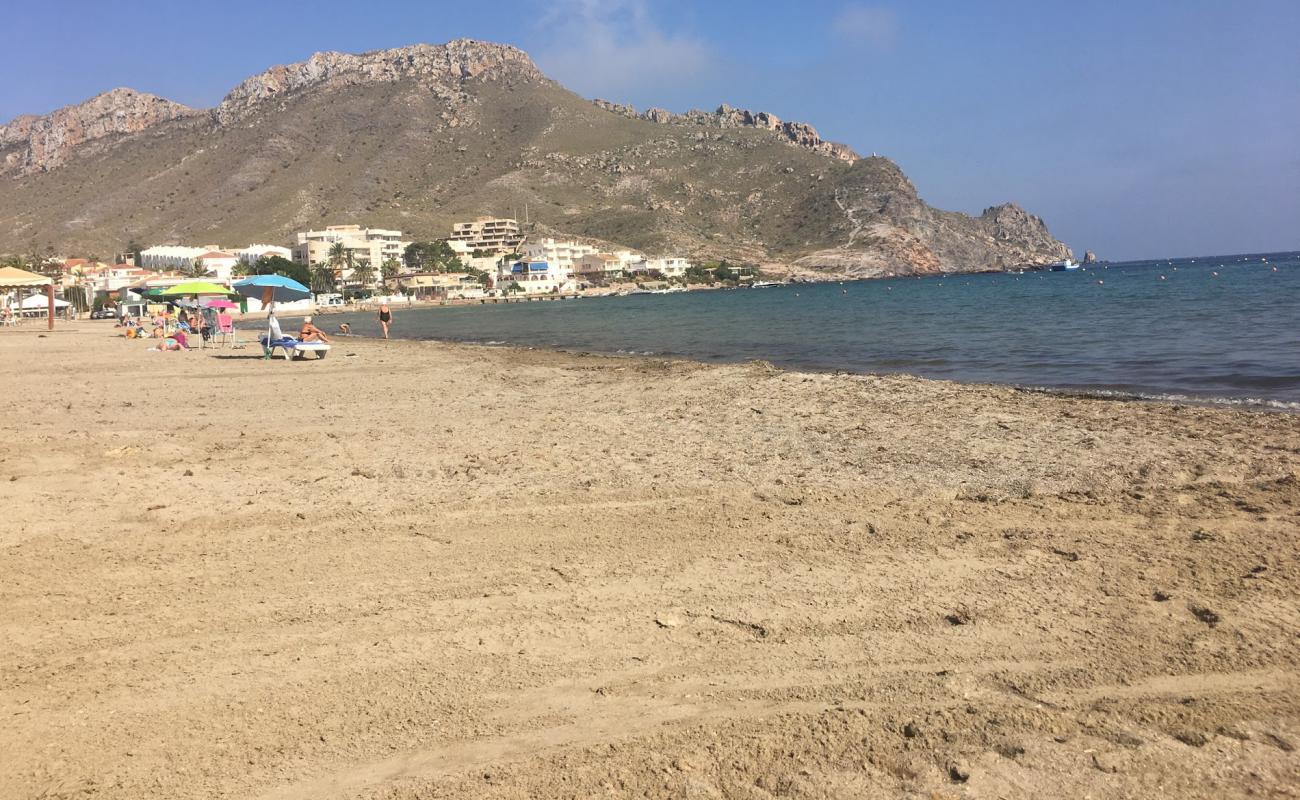 Foto af Playa de Calabardina med grå sand overflade