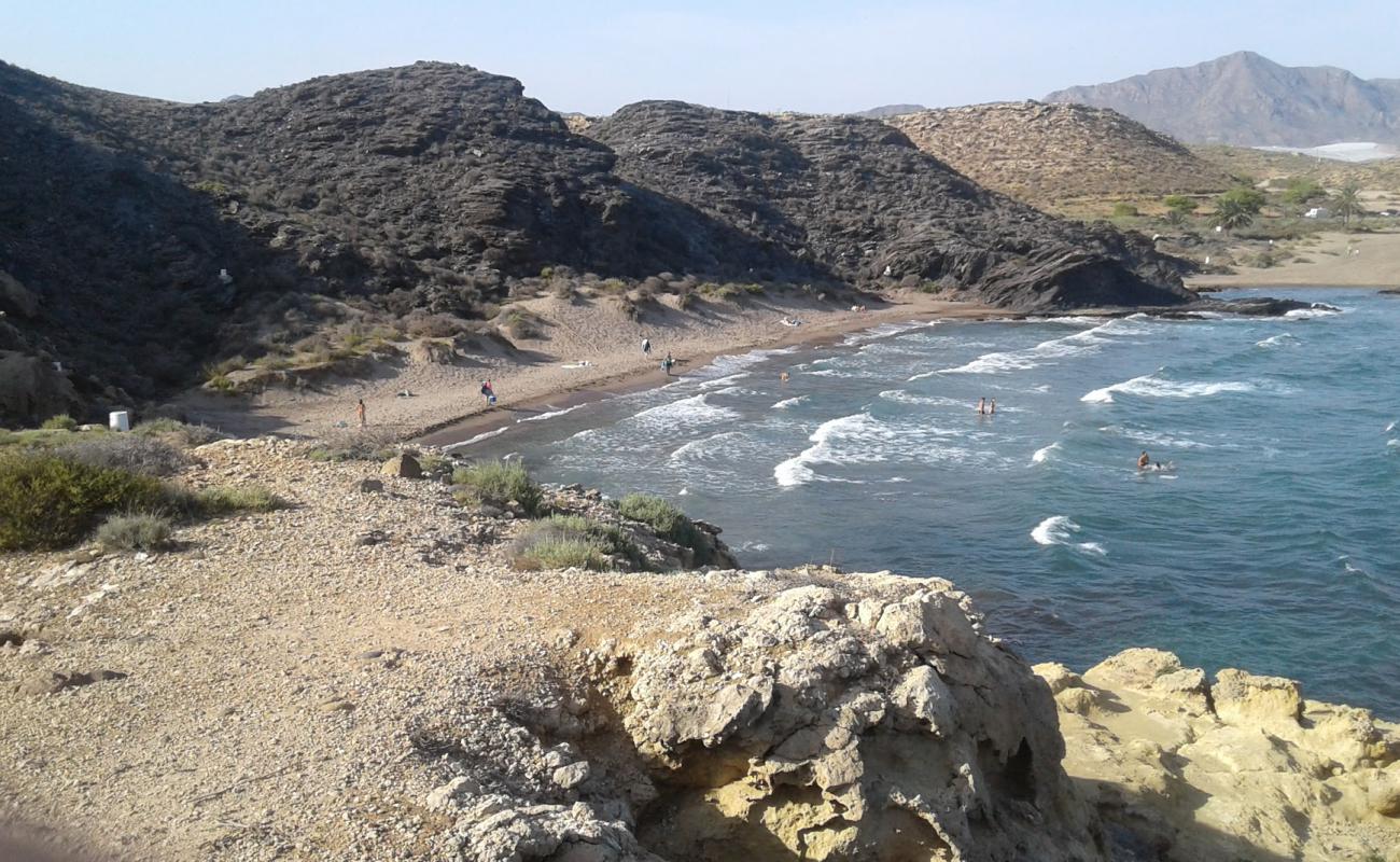 Foto af Playa de Las Minas med lys sand overflade