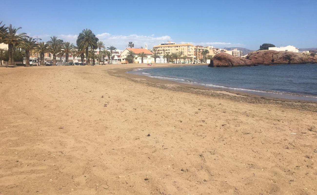 Foto af Playa de la Ermita med brunt sand overflade