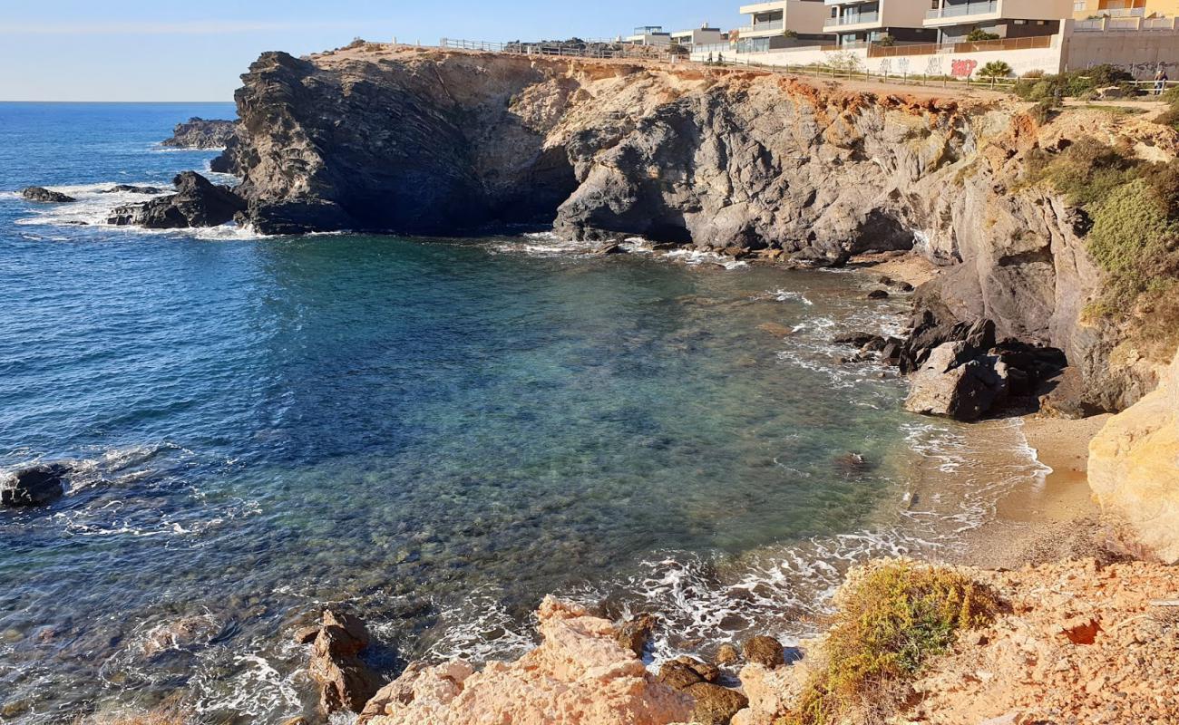 Foto af Playa de Paseo Acantilado med gråt sand og småsten overflade