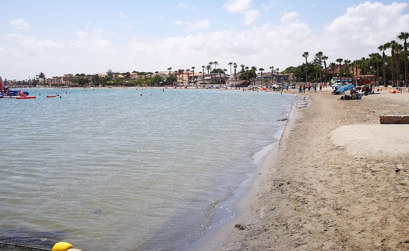 Foto af Playa de Los Narejos 2 med grå sand overflade