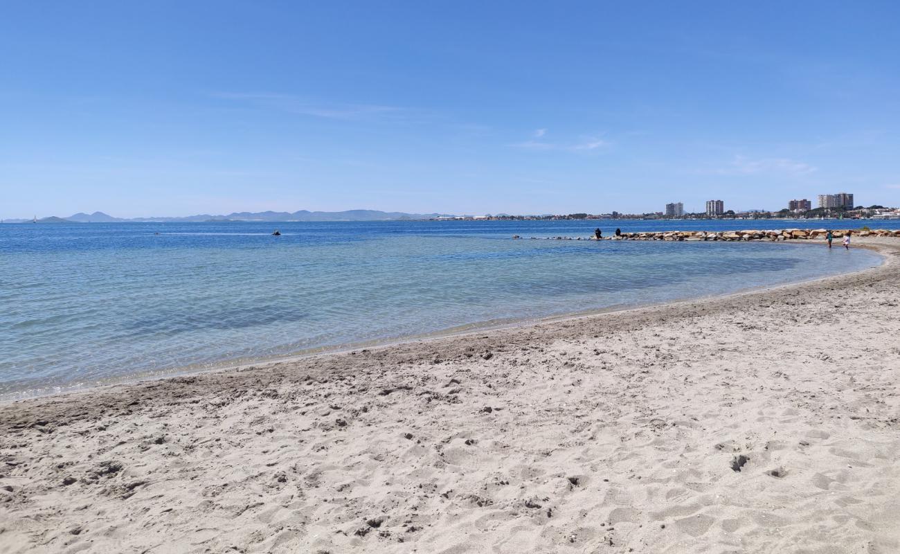 Foto af Playa la Puntica med grå sand overflade