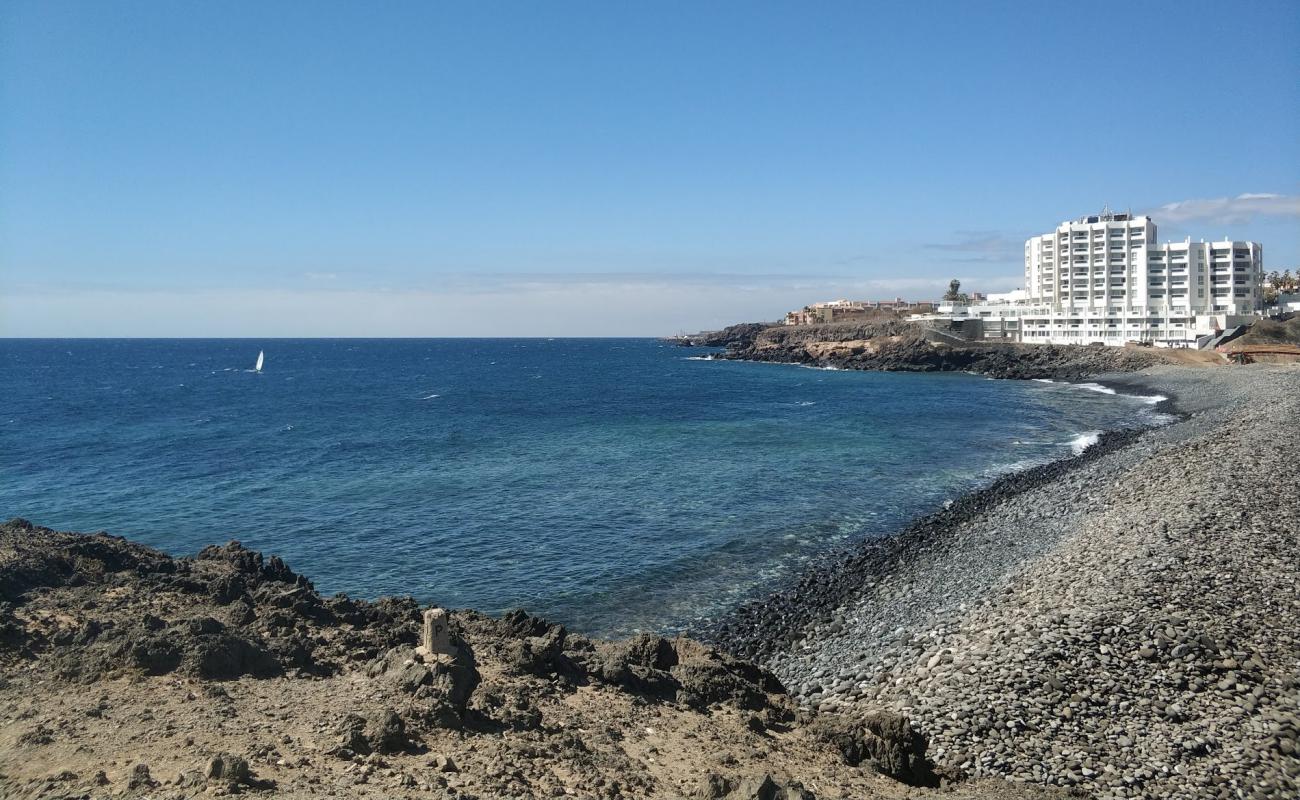 Foto af Playa San Blas med sten overflade