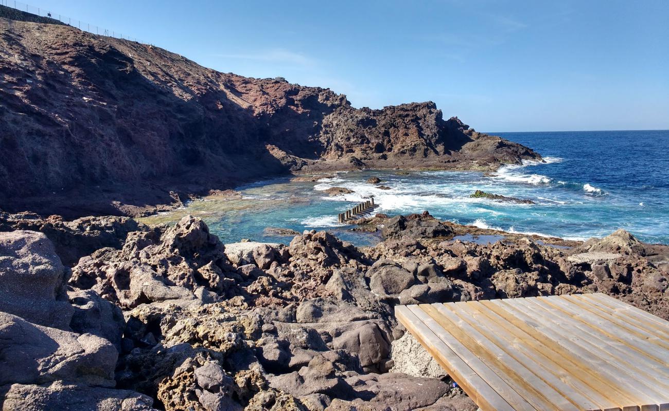 Foto af Punta de Galdar med sten overflade