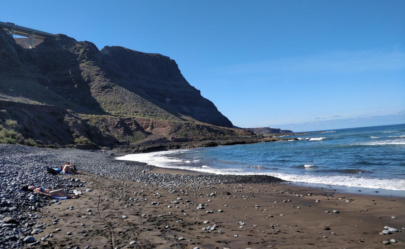 Foto af Arena de San Felipe med gråt sand og småsten overflade