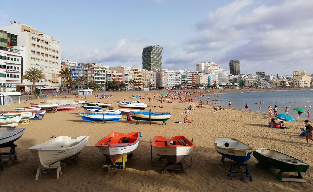 Foto af Las Canteras Strand II med lys fint sand overflade