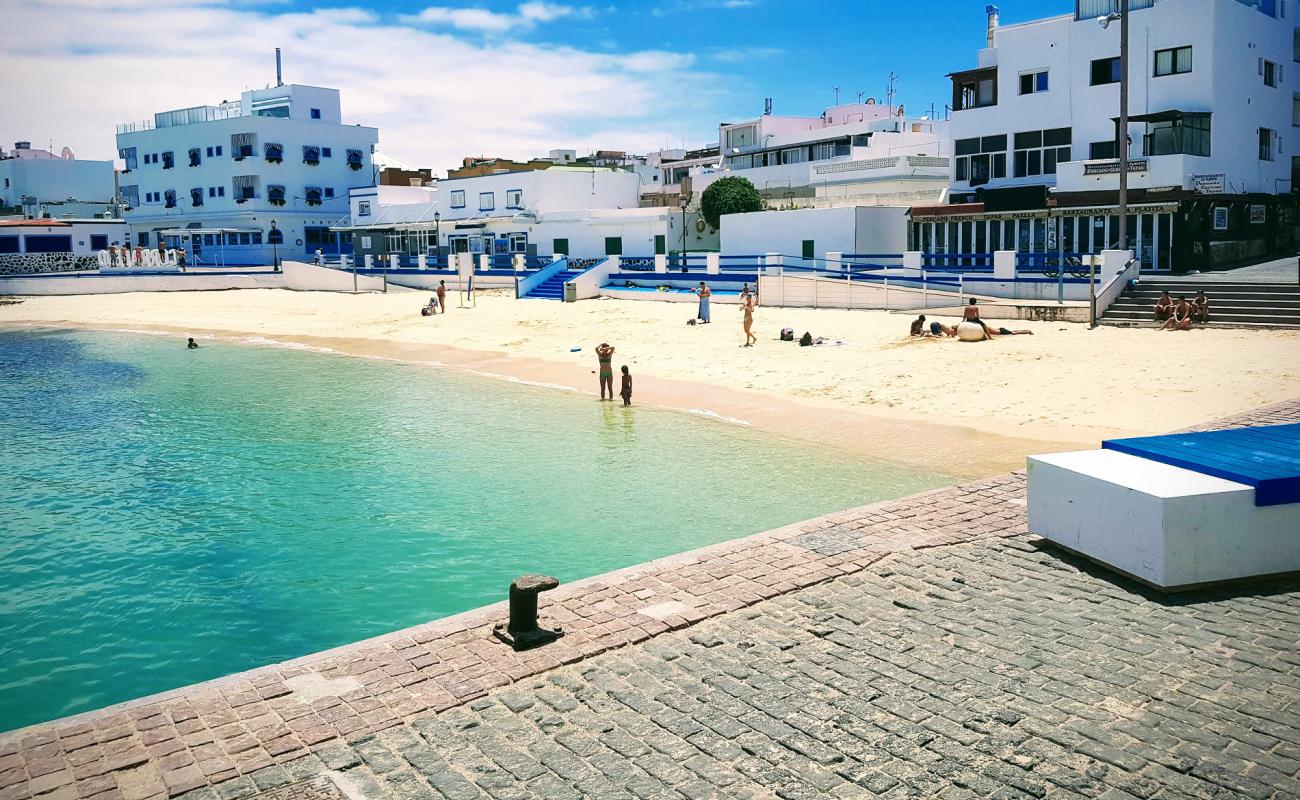 Foto af Corralejo Strand med lys sand overflade