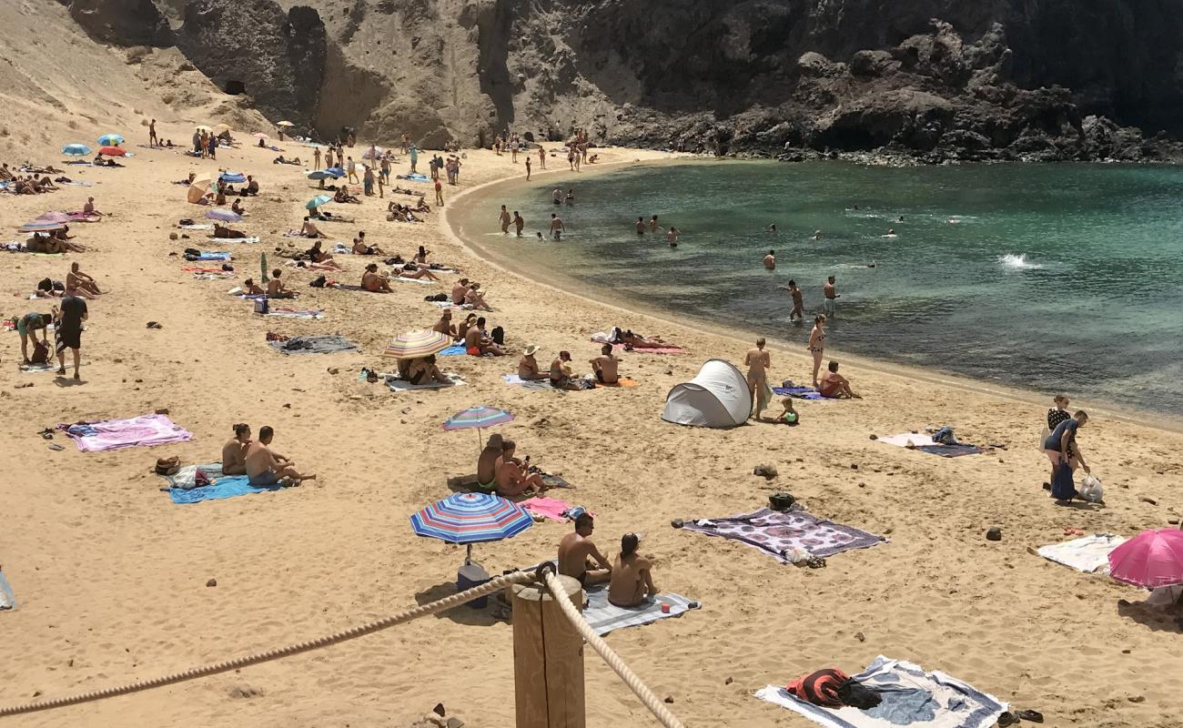 Foto af Papagayo Strand med lys fint sand overflade