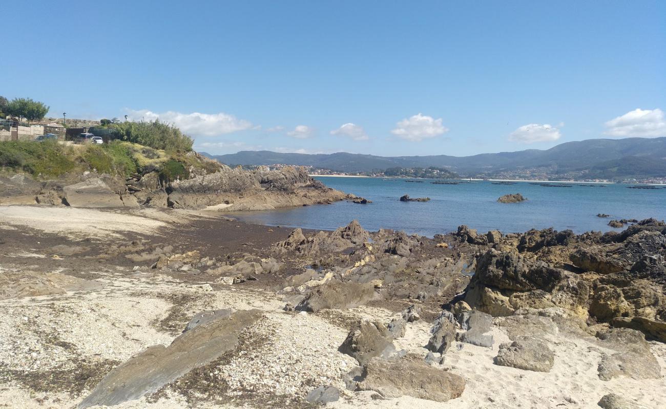 Foto af Praia de Portocelo med hvidt sand overflade