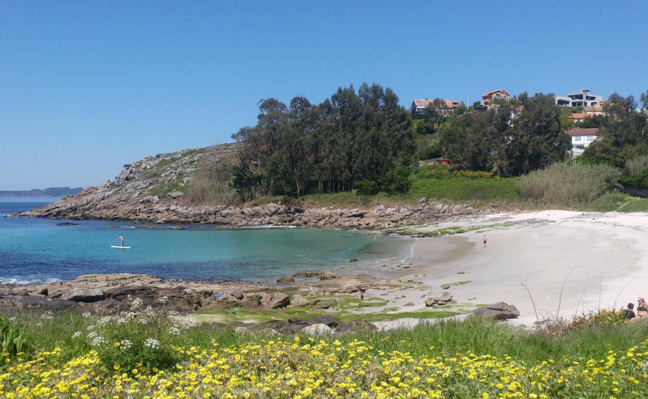 Foto af Praia de Areamilla med hvidt sand overflade