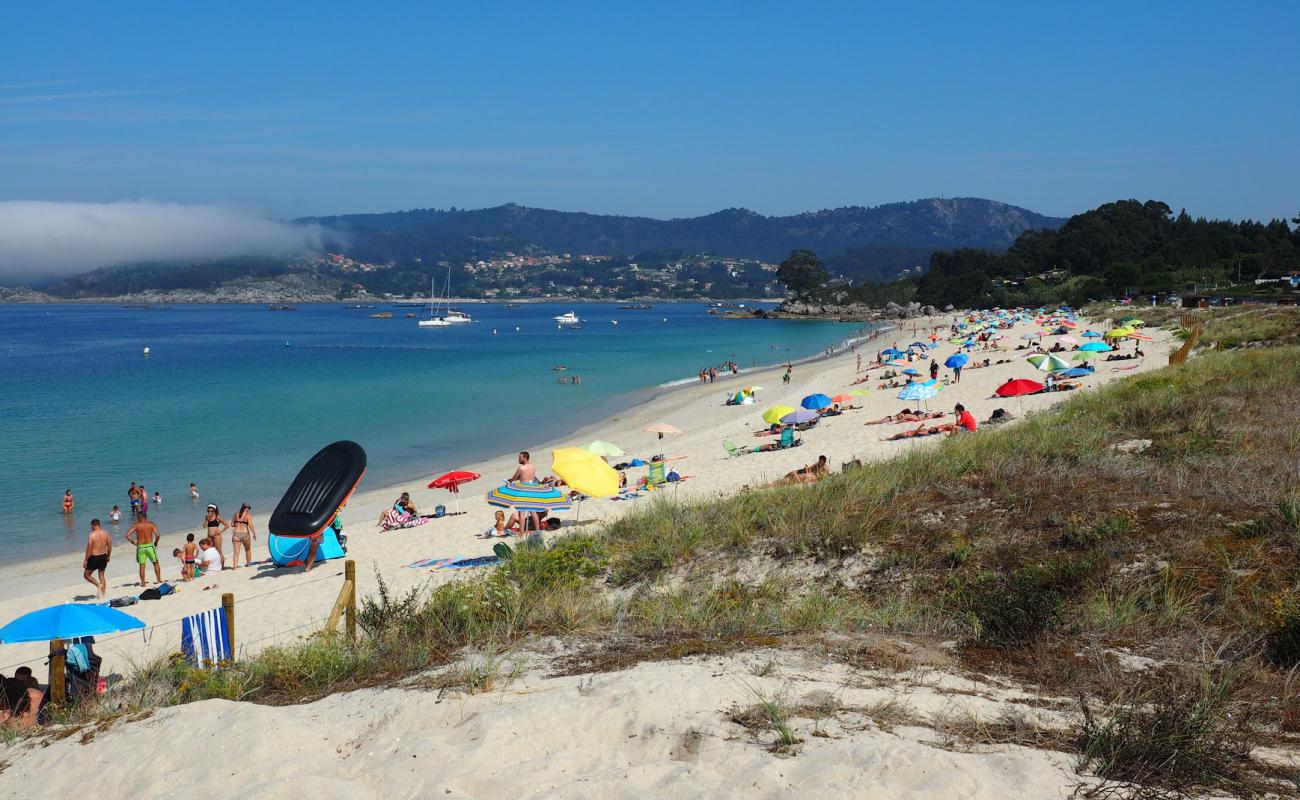 Foto af Praia de Areabrava med hvidt fint sand overflade